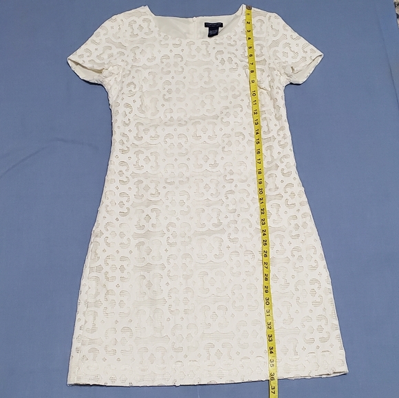 Doncaster Dresses Doncaster Collection White Lace Shift Dress